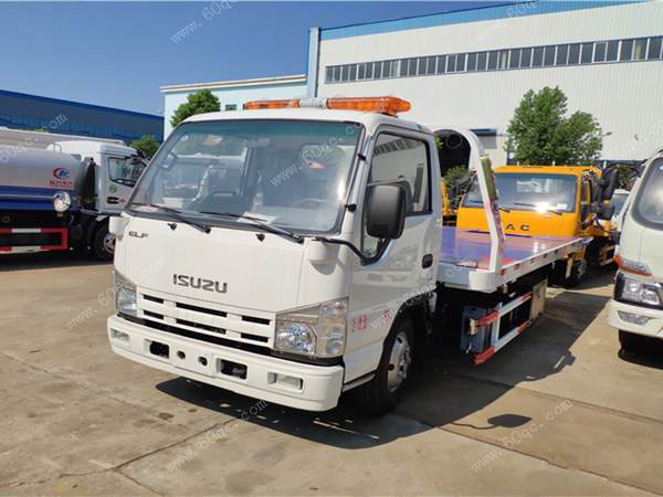慶鈴五十鈴藍(lán)牌一拖二清障車