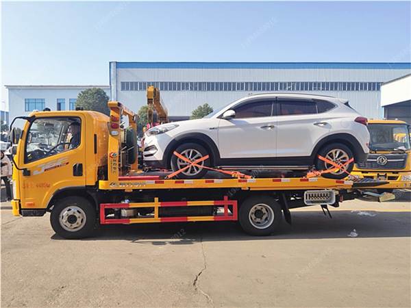 解放J6F藍牌一拖二清障車 解放J6F藍牌一拖二清障車