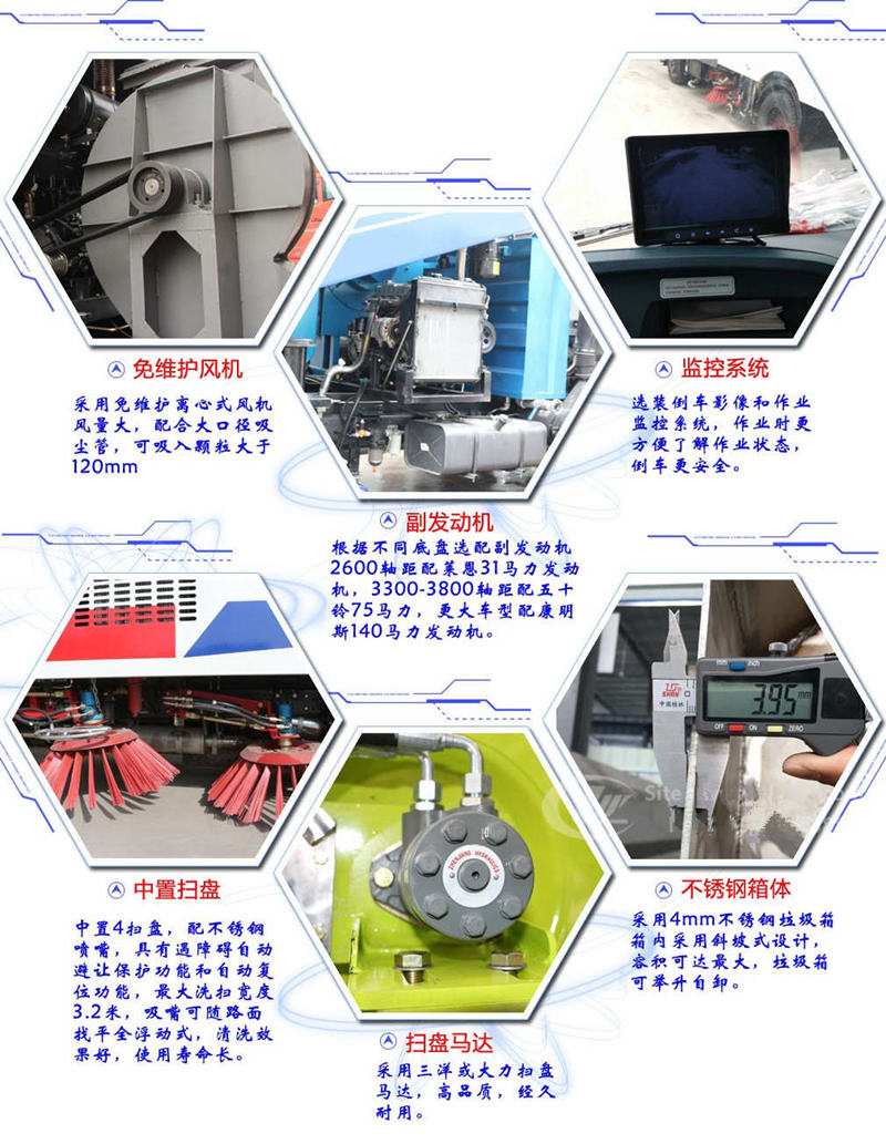 掃路車細節(jié)展示