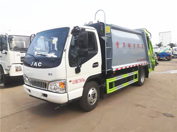 程力壓縮式垃圾車性能介紹，3噸5噸壓縮式垃圾車報價